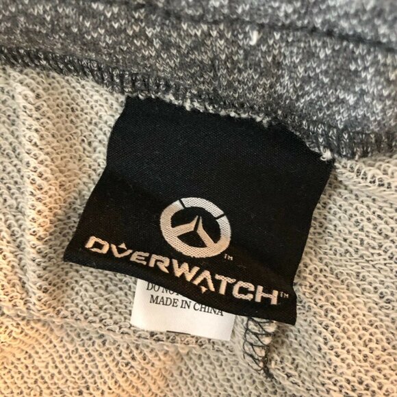 Overwatch Womens Jogger Pants Pull On Drawstring Pockets Elastic Waist Gray S - Picture 3 of 4